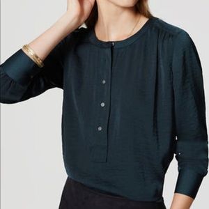 LOFT Modern Henley Blouse